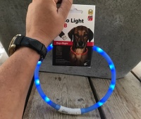 LED halsband hond